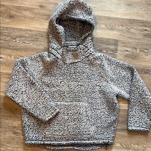 Cozy Gray Sherpa Women’s Hoodie